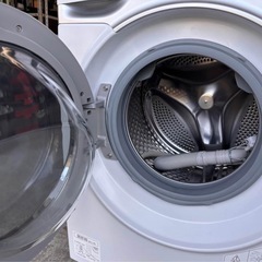  温水洗浄付きドラム式！  アイリスオーヤマ 7.5kg (HD71-W/S) 🚚【配達可能・保証あり】 の画像