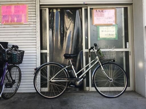 地域限定送料無料　パナソニック　ビビ　EX　シティ　16AH　内装5段変速　チタンシルバー　パスシティ　アシスタ　神戸市　電動自転車