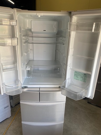 NO B534?福岡市内配送設置無料✨?パナソニック Panasonic エコナビ搭載冷蔵庫 （411L・フレンンチドア） 6ドア シ