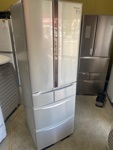 NO B534?福岡市内配送設置無料✨?パナソニック Panasonic エコナビ搭載冷蔵庫 （411L・フレンンチドア） 6ドア シ