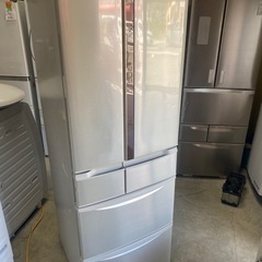 NO B534🌈福岡市内配送設置無料✨🌈パナソニック Panasonic エコナビ搭載冷蔵庫 （411L・フレンンチドア） 6ドア シャンパンゴールド NR-F431V-Nの画像