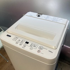 2021年製4.5kgヤマダセレクト洗濯機の画像