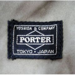 PORTER　ショルダーバッグ　BRIDGE　吉田カバン　ブリッジ　ミニショルダー　キャンバス　カーキ　ファッション　ポーターの画像