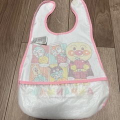 アンパンマン　エプロン　ピンクの画像