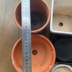 植木鉢　セット　素焼き　テコラッタ　陶器　の画像