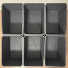 スクエア収納ＢＯＸ（ダークグレー）の画像