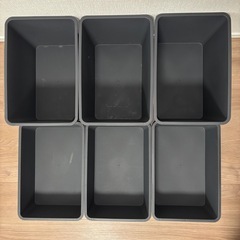 スクエア収納ＢＯＸ（ダークグレー）の画像