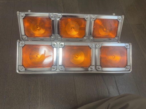 バスウィンカー 3連  ステー付き 丸棒巻き