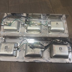 バスウィンカー 3連  ステー付き 丸棒巻きの画像