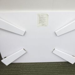 ■０円　折りたたみテーブル　ローテーブル　白の画像