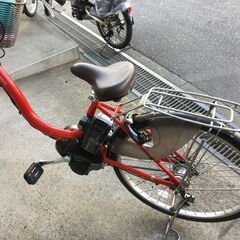 地域限定送料無料　パスナチュラ　24インチ　12,3AH　赤　神戸　電動自転車 地域限定送料無料 ヤマハ パス ナチュラ 12,3AH 24インチ 赤 アシスタ
