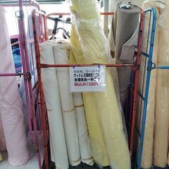 マットレス布地　ロール売り　各種各色一本単価1100円『未使用品、色褪せ箇所あり』の画像