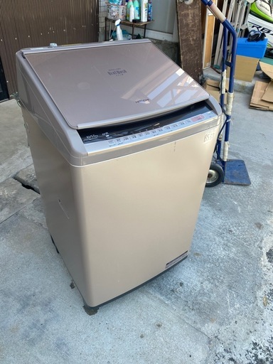NO B537?福岡市内配送設置無料✨?BW-DV100C 縦型洗濯乾燥機 ビートウォッシュ シャンパン [洗濯10.0kg /乾燥5