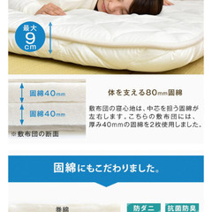 【自宅引き取り条件】タンスのゲン 敷き布団　ダブルの画像