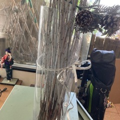 ガラスの花瓶の画像