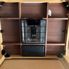 【椅子やソファに合わせて調節できるダイニングこたつ】の画像