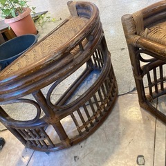 籐家具の画像