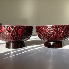 中古　お椀　柄いろいろ14膳で500円　バラでも購入可の画像