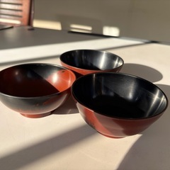 中古　お椀　柄いろいろ14膳で500円　バラでも購入可の画像