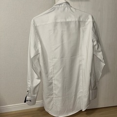 長袖シャツ #ワイシャツ Yシャツ ボタンダウン 白 メンズ Mの画像