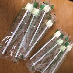 スポンジ歯ブラシの画像