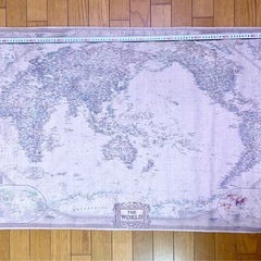 タペストリー（世界地図）の画像