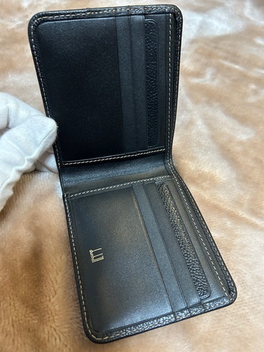 dunhill ダンヒル WU 3110 A メンズ二つ折り財布 紳士財布男性用2つ折り財布 折財布 コンパクトウォレット さいふ サ