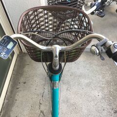 地域限定送料無料 パナソニック ビビ DX 3,1AH バッテリー2個 青系