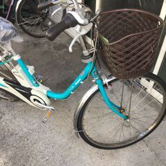 地域限定送料無料　ビビ　DX　3,1AH　バッテリー2個　青系　神戸　電動自転車 地域限定送料無料 パナソニック ビビ DX 3,1AH バッテリー2個 青系