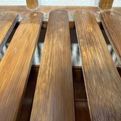 ソファー　vintage竹製　2人掛けの画像