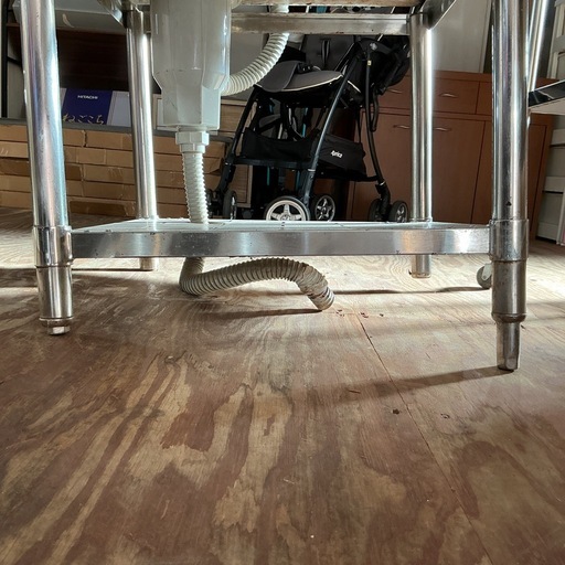 1槽シンク✨業務用❗️流し台ステレンス製厨房用業務用シンク幅60.2cm 奥行き60cm高さ84.3cm汚れ・サビあり?シルバー