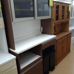 大幅値下げしました！！リユースのサカイ浦和店 【E461】⚫️食器棚 ニトリ リガーレの画像