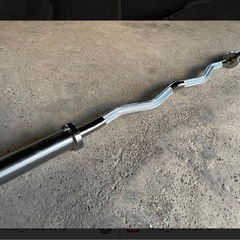 バーベルシャフト 120cm 直径50mm EZバー 送料無料の画像