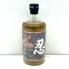 店頭引き渡し 未開栓 越ノ 忍 ウイスキー 700ml 43%の画像