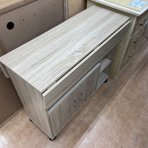 【来店いただける方限定】　キッチンカウンター　ナチュラル　程度B  　【トレファク摂津店】
