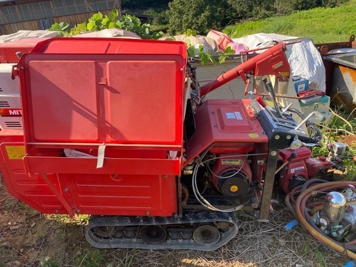 三菱FHM50脱殻機ハーベスタクローラー