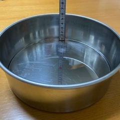 ステンレス製ケーキ型　の画像