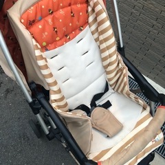 両対面型❤️AB型ベビーカー❤️ベージュ❤️プーさんの画像
