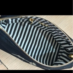 メイクポーチ　PRADA ブラック ポーチ キャンバスの画像