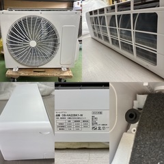 I736 🌈 ジモティー限定価格♪ 2025年製の美品♪ ORIGINAL BASIC（オリジナルベーシック） 2.2kw エアコン おもに6畳用 ⭐ 動作確認済 ⭐ クリーニング済の画像