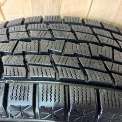 225/65R17　7分山スタッドレスタイヤ グッドイヤーICE NAVI7 EuroSportsアルミホイールの画像