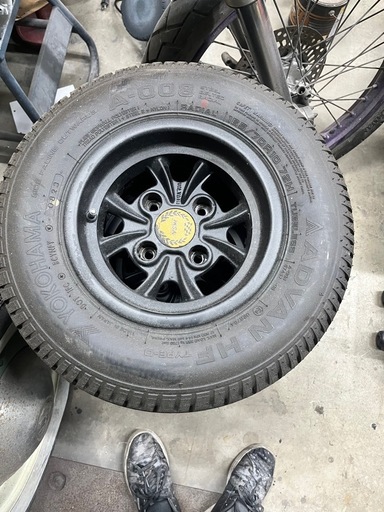 ローバーミニ　バルタン製10インチホイール４本セット