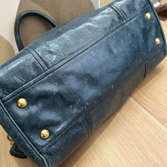 PRADA レザー ハンドバッグ の画像