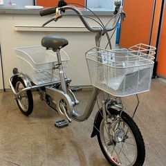 ＜超美品車＞ミムゴ・SWING CHARLIE・スィングチャーリー ロータイプ・三輪自転車 シルバーの画像