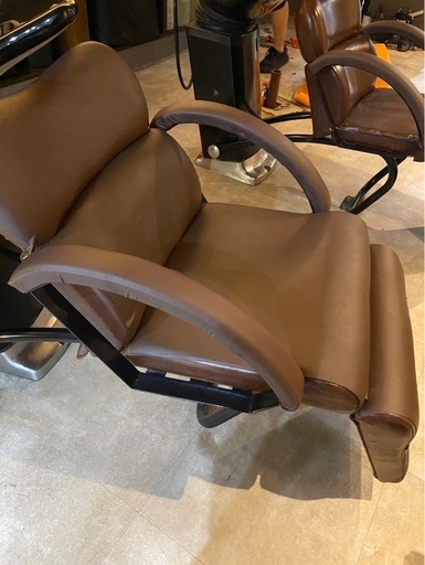 ビューティガレージ 手動シャンプーチェア シャンプー台 レザーチェア