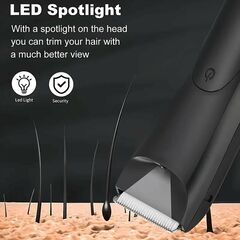 バリカン ボディヘアトリマー電動ヘアクリッパー 防水 ヘアトリマー セラミック刃 USB充電式　卸ます　転売OK　倒産品　まとめ売り　ネット商材　アマゾン引き上げ商品　メルカリ　副業の画像