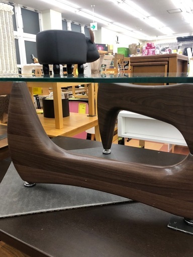 ★限定SALE20%OFF★《尼崎市/リサイクルショップドリーム次屋店》イサムノグチ　デザインガラステーブル☆尼崎市若王寺☆
