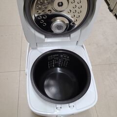 J1564【リユースのサカイ柏店】MITSUBISHI　ミツビシ　3.0合炊きIH炊飯ジャー　NJ-SEA06-W　ホワイト　2019年製　クリーニング済み　参考価格32,868円の画像