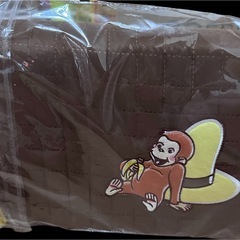 新品　おさるのジョージ  Keep Heat & Keep Cold  CUILT CARRY BAG   キルトキャリーバッグ ブラウンの画像