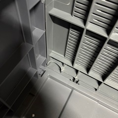 未使用品　380L物置 少し傷あり 収納庫 屋外 防水 耐候 380Ｌ大容量 幅123*奥行57*高さ62cm ベランダ収納 大型物置 倉庫 ベランダストッカー 屋外収納 ガーデン収納 ベンチ コンテナ ガーデン/庭/ベランダ 収納 大容量 おしゃれの画像